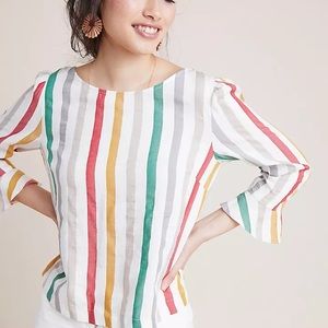Anthropologie Seen Worn Kept Summer Mixed Top